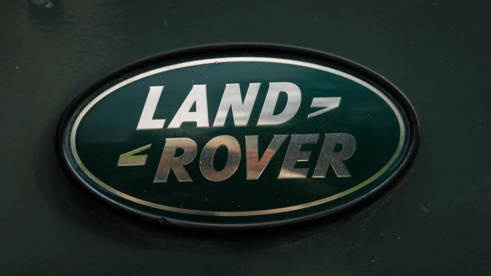 Land Rover Logo Nahaufnahme